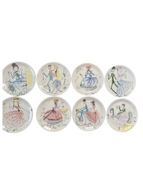 Set of Vintage Italian Plates
